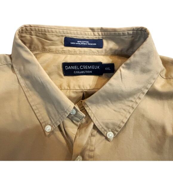 Daniel Cremieux Beige Button-Down Shirt Mens Size XXL - Picture 2 of 8